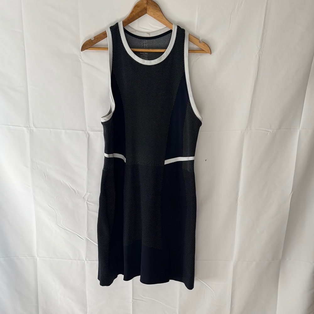 Stylish Navy and White Women's Dress